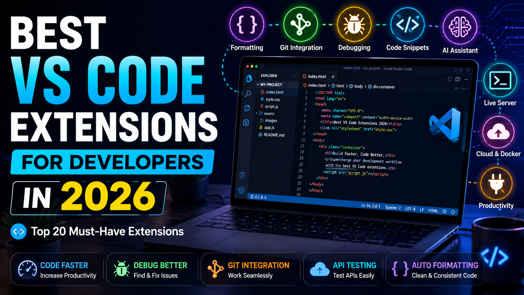 vs code Best VS Code Extensions for Developers in 2026 (Beginner-Friendly Guide)